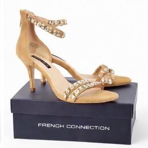 French Connection rhinestone heels (NIB)